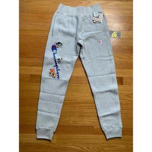 Women’s X Small Champion Reverse Weave Powerpuff Girls Grey Jogger Sweatpants